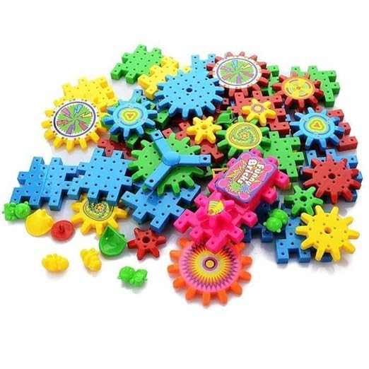 Battery Operated Interlocking Educational Gear Building Block Set of 101 Piece for Kids, Learning, Educational Building Blocks Toys for 5+ Years Kids