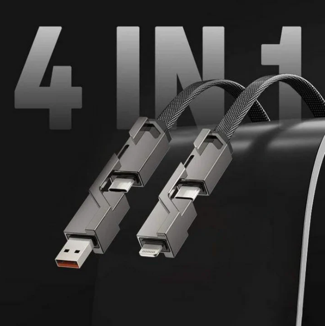 4 IN 1 FAST CHARGING & DATA CABLE