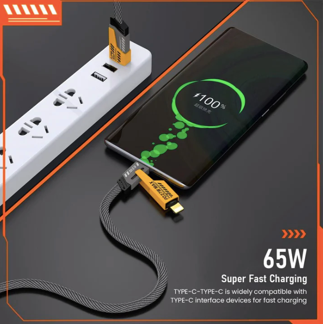 4 IN 1 FAST CHARGING & DATA CABLE