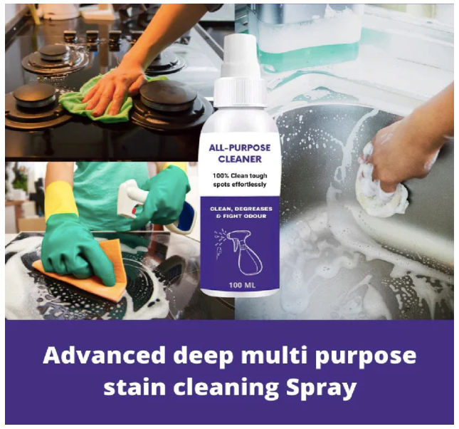 Advance All-Purpose Stain Cleaner, Kitchen cleaner, Bathroom cleaner & Derusting Spray| Oil & Grease Stain Remover | Buy 1 Get 1 Free*